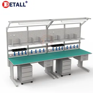 Detall Anti Static Furniture Cell Phone Repair Workstation/worktable ESD Workbench For Electronics