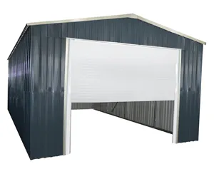 SG1219-H252-HR/H 12 X 19FT <span class=keywords><strong>Garage</strong></span> pour voiture en acier de qualité supérieure résistant au vent - Product Image 1