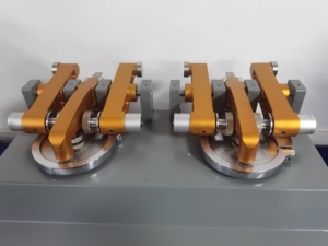 Máquina de Prueba de Abrasión Taber de Dos Estaciones ISO 5470 ASTM D3884, Abrasómetro de Doble Cabezal para Recubrimientos y Pinturas - Product Image 3