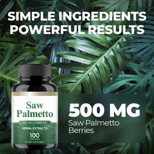 Капсулы Vitahealthy OEM/ODM с натуральным веганским экстрактом пальметто для улучшения состояния волос и поддержания здоровья простаты - Product Image 2