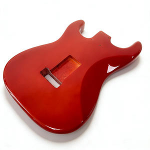 Cuerpo de guitarra eléctrica SSS ST de tilo con acabado brillante y tapa de arce flameado Cherry <span class=keywords><strong>Sunburst</strong></span> al por mayor para construcción de guitarras - Product Image 6