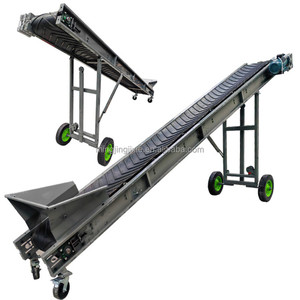 헤비듀티 자갈 운반 벨트 모래 운반 흙 운반 접이식 이동식 상업용 현장용 기계 공학 - Product Image 1
