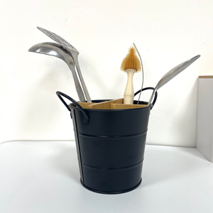 Estante de Almacenamiento para Utensilios de Cocina, Organizador de Cubiertos de Bambú, Soporte para Cucharas y Palillos - Product Image 5
