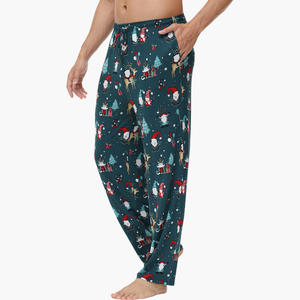 Custom Mens <b>Christmas</b> <b>Pajama</b> Pants Mens Pj <b>Pajama</b> Pants Bottoms Cotton Lounge Pants Sleepwear Pjs with Pockets - Product Image 4