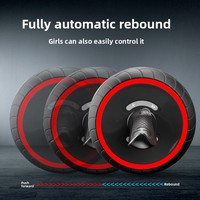 Roue abdominale géante pliable silencieuse à rebond automatique, modèle à roue en cuir pour usage domestique, produit phare pour le commerce extérieur