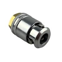 Connecteur pneumatique à filetage femelle NPT 1/4 pouce pour manomètre de gonflage et compresseur, adaptateur de pompe à air à connexion rapide, grand diamètre 12V1