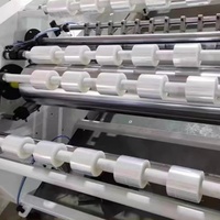 Rouleau d'emballage souple en LLDPE de film étirable manuel de l'usine chinoise petit emballage plastique bon marché étanche à l'humidité