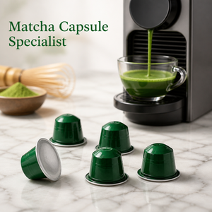 Cápsulas de Matcha, Sustituto Saludable del Café, Compatibles con Máquinas Nespresso, para Mayor Concentración y Claridad, Cápsulas de Té Verde Orgánico - Product Image 3