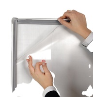 Cadre d'affichage de profil en aluminium, 10 pièces 25mm, cadre led slim, boîte lumineuse