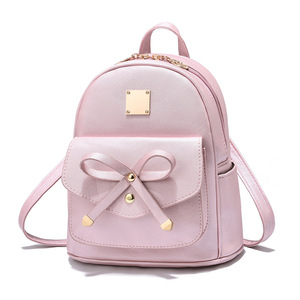 Women's Fashion All-match Handbags <b>Small</b> Chain PU Leather Ladies Brand Designer <b>Backpack</b> - Product Image 4