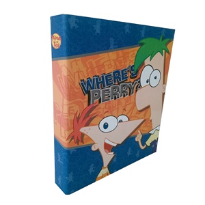 Custom Printed Paper Hard Cover A4 Size 3 Ring Binder File Folder