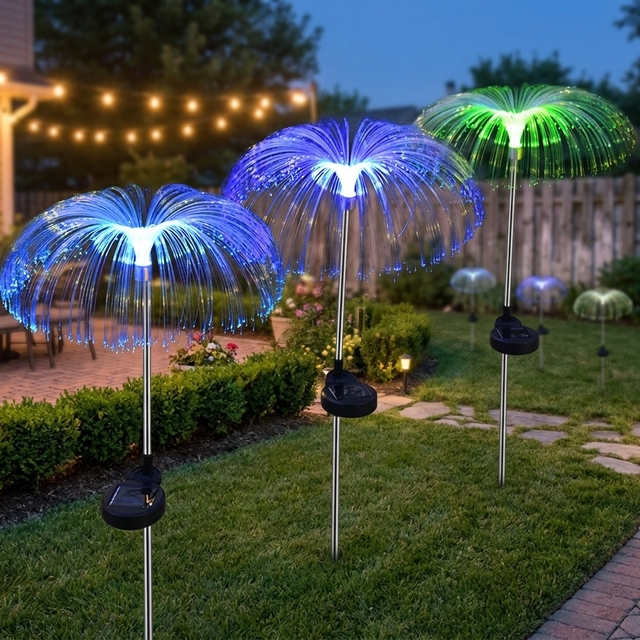 Wholesale Solar Jellyfish Light Waterproof IP65 Solar Lamp Color Changing for Outdoor Yard Pathway Landscape Decoration Light