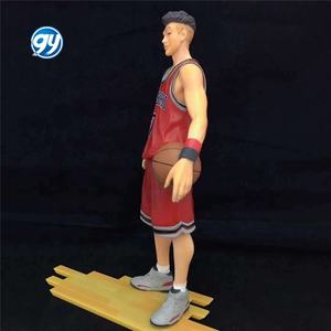 Figura Coleccionable de Slam Dunk Miyagi Ryota Número 7 en Camiseta Roja, Modelo en Caja de Plástico - Product Image 3