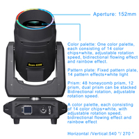 Projecteur à tête mobile AOPU Beam 420w, projecteur à tête mobile pour scène de concert, projecteur à tête mobile