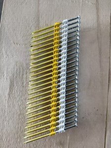 Hochwertige 21-Grad-Ringgriff-Streifennägel aus Stahl, Gewöhnliche Nägel mit Glatter Rundkopf, 3,0mm Spitze, Glänzende Oberfläche - Product Image 4