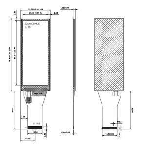 Polcd 3,<span class=keywords><strong>2</strong></span> Zoll 320x820 Strip Screen LCD-Modul 320x820 SPI RGB-Schnitts telle ST7701S 3,<span class=keywords><strong>2</strong></span> "TFT-Display - Product Image 5