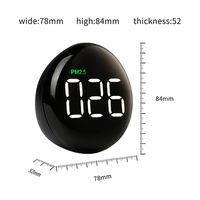 NOKLEAD Mini Purificateur d'Air Portable au Design Pierre, Rechargeable, Batterie au Lithium, Certifié CE/RoHS, Affichage Numérique LED, Qualité de l'Air PM2.5