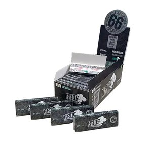 Papiers à rouler noirs 70*36mm 66 feuilles par carnet Accessoire de fumeur de haute qualité - Product Image 1