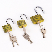 Cadenas vintage antidérapant en alliage de zinc avec 3 clés, taille personnalisée, vente chaude sur le marché kényan, sécurité