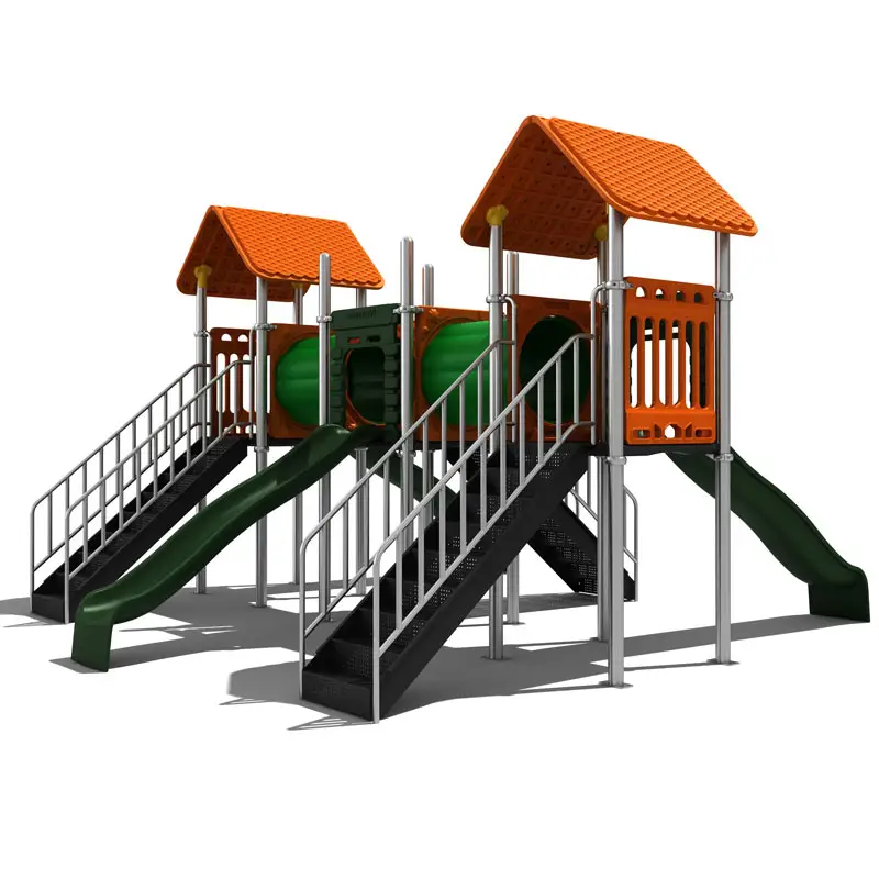 Wholesale Plastic Outdoor Kids Playground Outdoor Slide With Swings