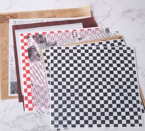 Papier Kraft Blanc Alimentaire Rouge et Blanc Uni en PE avec Logo Personnalisé Imprimé pour Emballage de Burgers et Sandwichs - Product Image 5