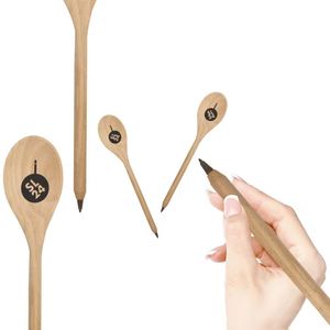 Bolígrafo Novedoso con Forma de Cuchara, de Madera, para Premios Estudiantiles, Eventos de Team Building y Rellenos de Bolsas de Regalo - Product Image 1