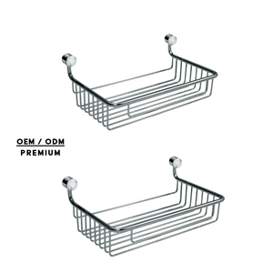 ตะกร้าแขวนสำหรับอาบน้ำฝักบัว2ชั้นแบบโมเดิร์น - Product Image 2