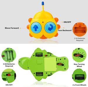 Voiture télécommandée crocodile pour tout-petits, jouet télécommandé de dessin animé pour enfants, jouet animal alligator avec lumière et musique - Product Image 5