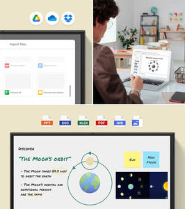 Pizarra Interactiva Inteligente de 55 y 75 Pulgadas, Pantalla Multitáctil Todo en Uno para Aulas Escolares, Compatible con Sistemas Android y Windows - Product Image 5