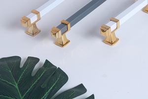 Modern stil altın plastik bacak mutfak yatak odası banyo daire çekmeceler için alüminyum kabin kolları siyah dolap kolları - Product Image 5