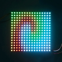Panneau matriciel LED de haute qualité WS2812B 8*8 8*32 16*16 5V RGB WS2812 Pixel adressable Flex Led Dot matrix Light Flexible Screen