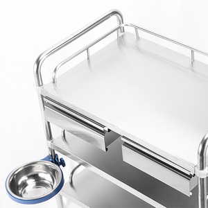 Carrito de Laboratorio Multifuncional de Acero Inoxidable Degao con Cajones y Ruedas Silenciosas para Uso en Hospitales y Clínicas - Product Image 3