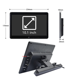 10.1 İnç 1080p HD Video Carplay Taşınabilir Araç Siyah Koltuk Başlığı Monitörü Mirror Link Android Auto BT USB - Product Image 6