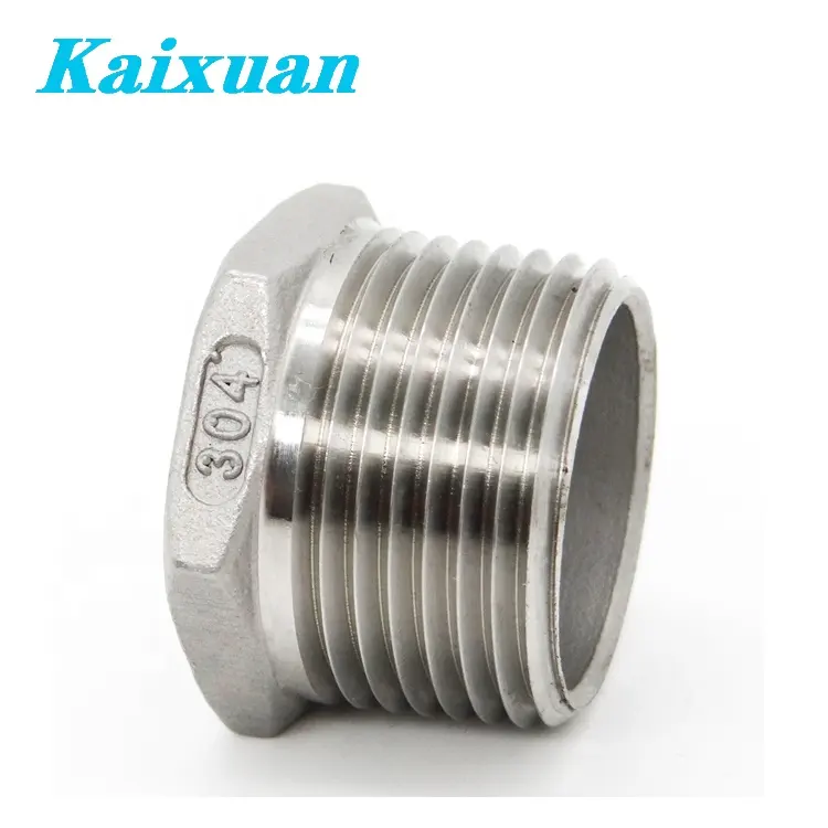 Ss304 ss316 1/8-4 Stainless Steel Pipe Fittings Elbow Tee Union Plug Nipple Socket