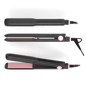 Cuidado del cabello de iones negativos Queratina Alisador de cabello profesional de alta temperatura Uso dual para cabello liso y rizado - Product Image 3