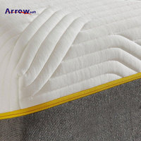 OEM ODM lit queen king size d'hôtel de luxe à fermeture à glissière enroulable Sweet Night matelas en mousse mémoire de forme/ressorts ensachés dans une boîte
