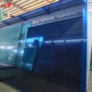 Prix d'usine pour le verre de construction, verre teinté bleu Ford, verre trempé, panneaux de vitraux - Product Image 2