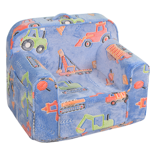 Fauteuil en sherpa doux et confortable pour enfants, fauteuil en mousse moelleux pour tout-petits, pour garçons et filles - Product Image 1