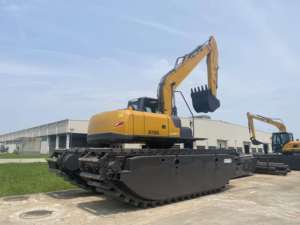 Excavadora Anfibia de Largo Alcance XE160SL, Excavadora para Terrenos Húmedos de 16 Toneladas, Fábrica China - Product Image 3