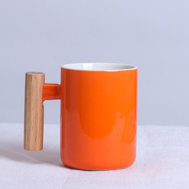 Straight orange cup