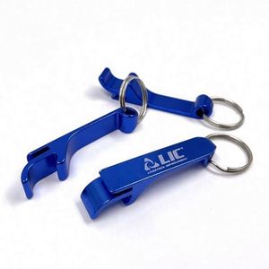 Llavero de Aluminio Metálico con Logotipo Personalizado y Abrebotellas - Product Image 1