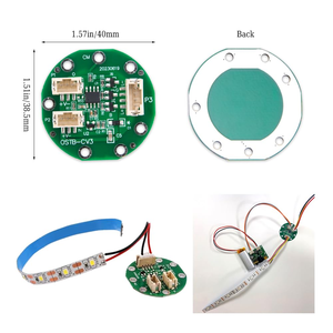 <strong>Touch</strong> Sensor Circuit Board DIY <strong>Touch</strong>-Sensitive Smart Table Module <strong>LED</strong> <strong>Strip</strong> Hexagon Coffee Luminous Table Light <strong>Switch</strong> (RGB) - Product Image 3