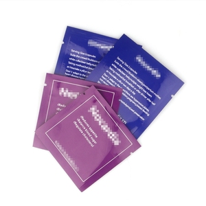 Sac d'emballage en Mylar à trois côtés en papier d'aluminium imprimé <span class=keywords><strong>personnalisé</strong></span> pour préservatifs - Product Image 5
