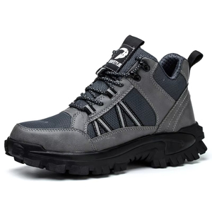 Large Size Construction Safety Shoes <b>Men</b> Puncture-Proof Indestructible Shoes <b>Work</b> <b>Boots</b> Wear Resistant Indestructible Shoes - Product Image 3