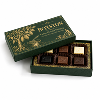 Boîtes en carton ondulé personnalisées avec fermeture magnétique, doublées d'éponge, écologiques, pour aliments, bonbons, desserts, friandises