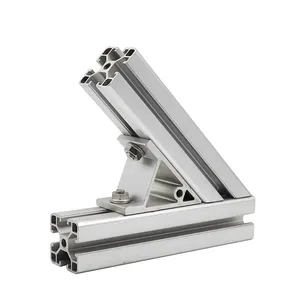 Farbe eloxiert Industrial Square Aluminium legierung Extrusion Aluminium Eck profil