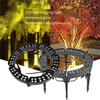 Lampe de projection LED extérieure étanche IP65 en aluminium pour arbres, garantie 3 ans, 24V, à fixer au sol