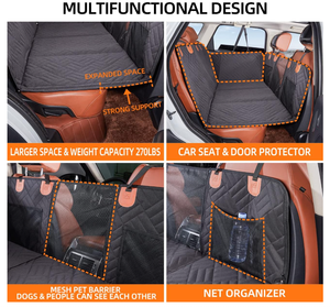 VENTE FLASH - Coussin de voiture pour animaux de compagnie de grande taille, anti-rayures, imperméable, pour siège arrière de voiture - Product Image 3