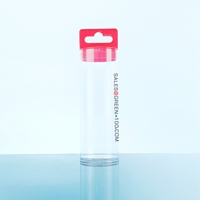 Boîte ronde en plastique acétate recyclable de qualité alimentaire personnalisée Tube cylindrique en PVC transparent pour l'artisanat et les cadeaux Vernis imprimé