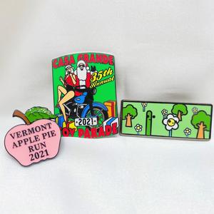 맞춤형 라펠 핀 자석 배지 제조업체 최소 주문 없음 맞춤형 로고 금속 라펠 하드 소프트 에나멜 핀 - Product Image 2